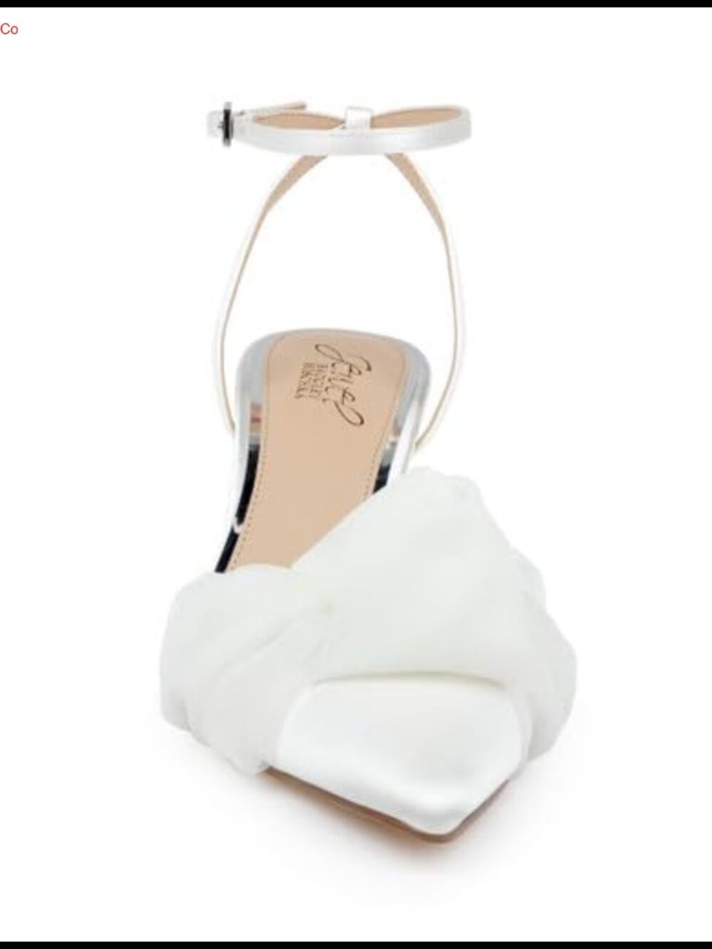 Satin Pointed Toe Kitten Heels with Bow Wedding Pumps - Picture 4 of 6